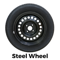 Steel wheel or hubcap